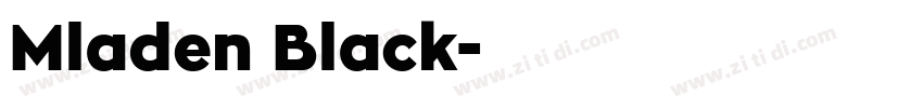 Mladen Black字体转换